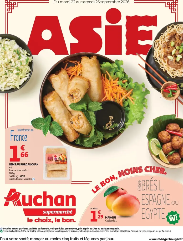 Auchan folder van 22/09/2026