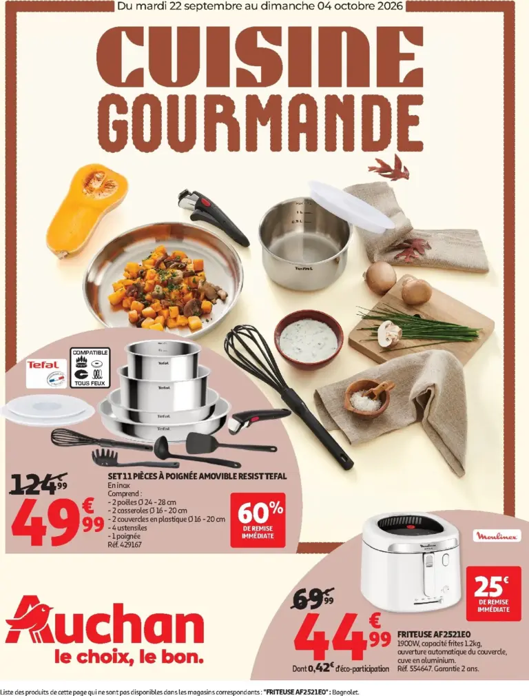 Auchan folder van 22/09/2026