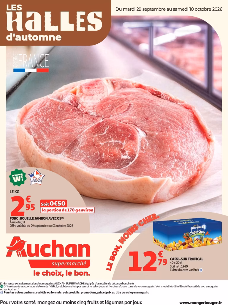 Auchan folder van 29/09/2026