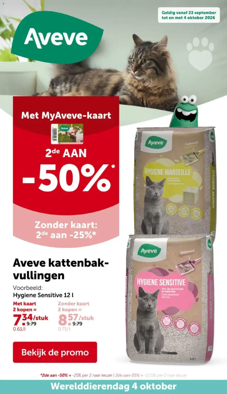 Aveve folder van 23/09/2026