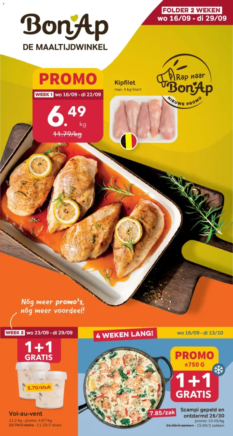 Bon Ap folder van 16/09/2026