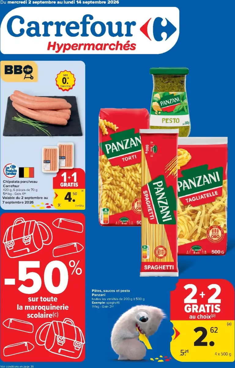 Carrefour folder van 02/09/2026