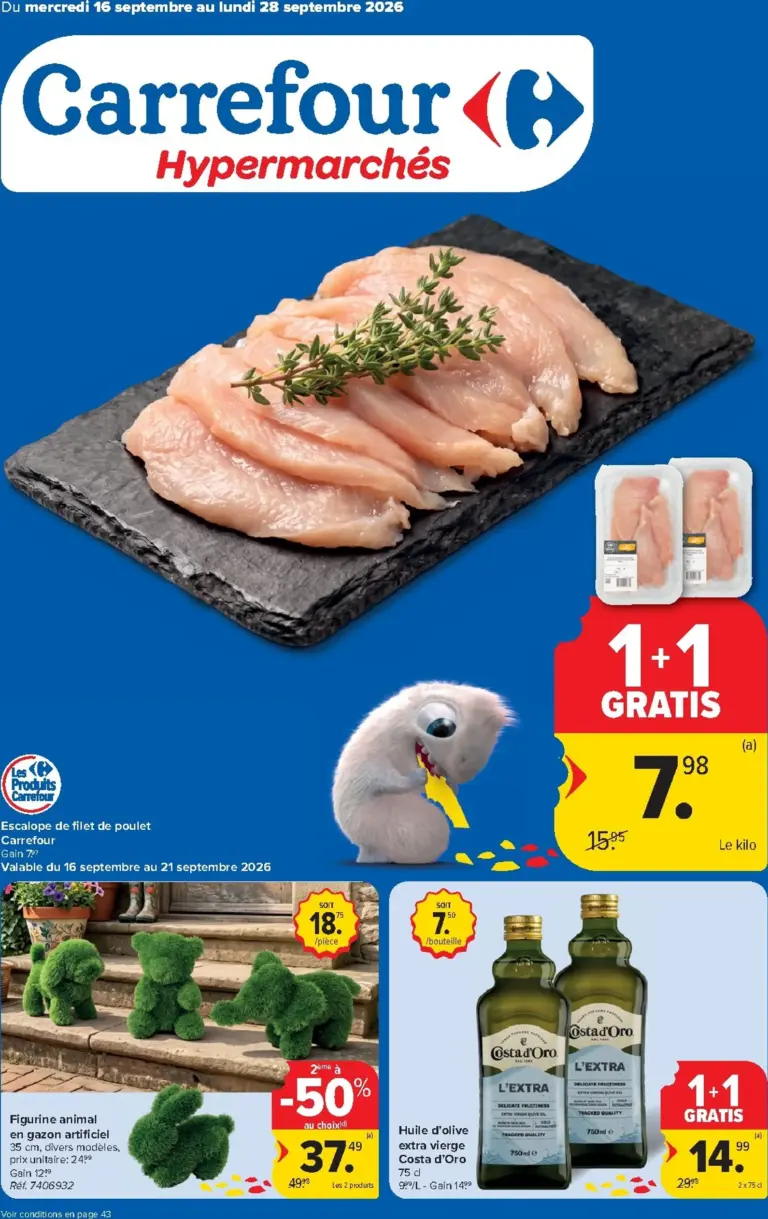 Carrefour folder van 16/09/2026