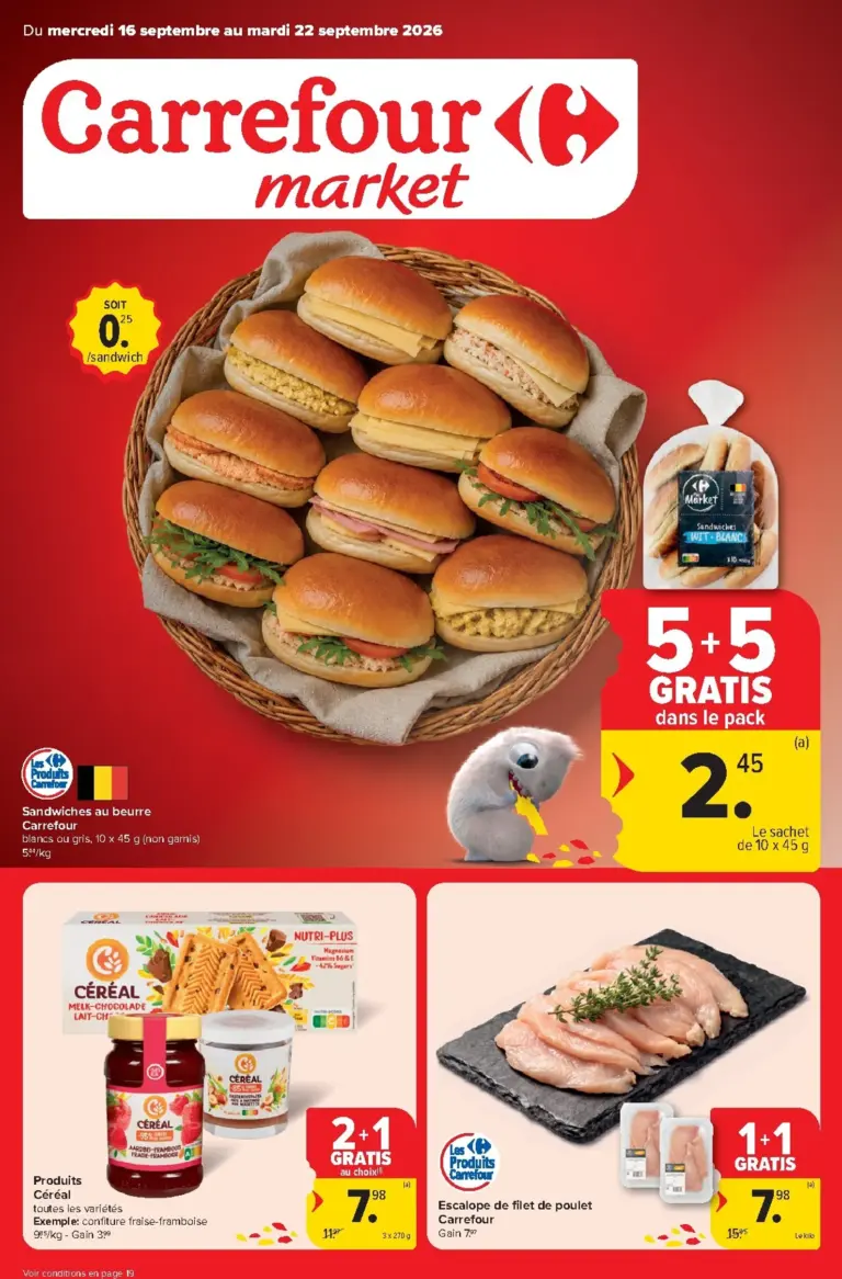 Carrefour folder van 16/09/2026