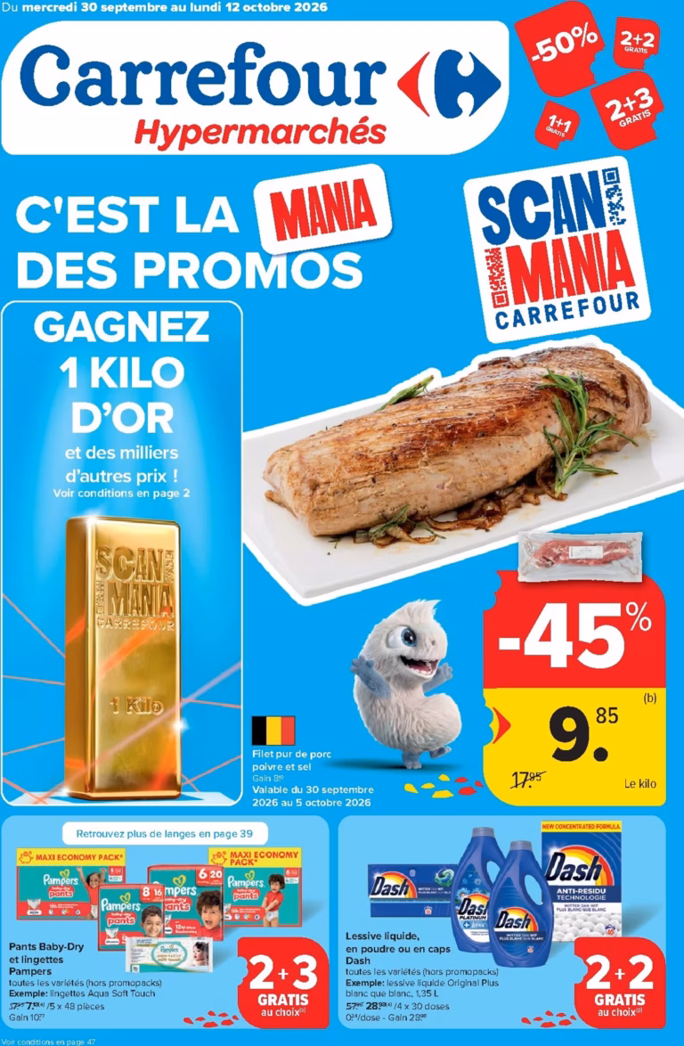 Carrefour folder van 30/09/2026