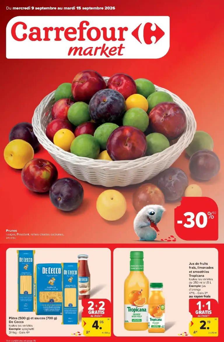 Carrefour market folder van 09/09/2026