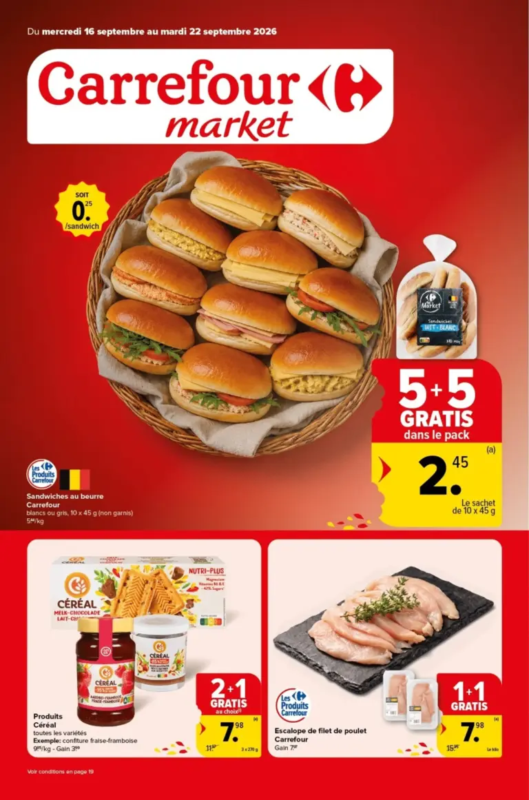 Carrefour market folder van 16/09/2026