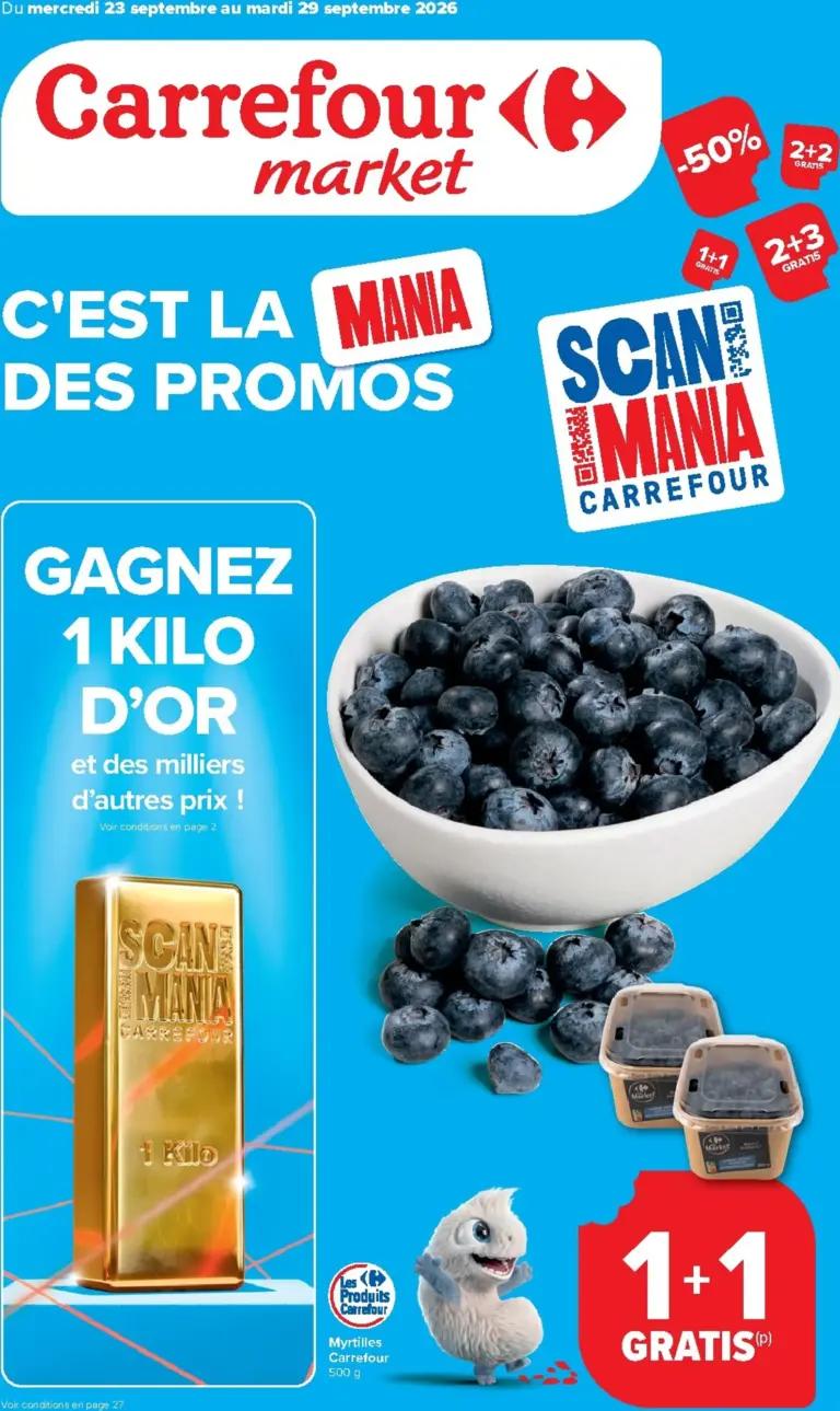 Carrefour market folder van 23/09/2026