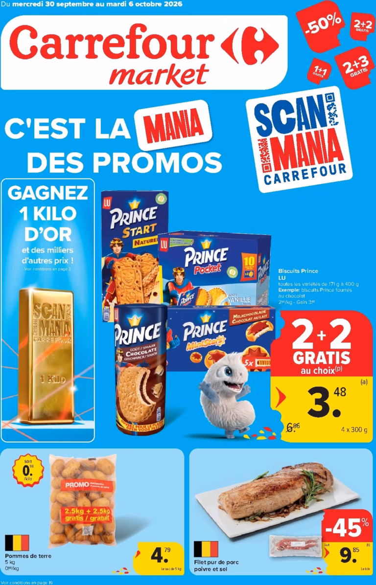 Carrefour market folder van 30/09/2026