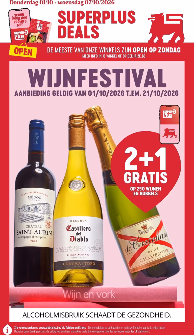 Delhaize folder van 01/10/2026