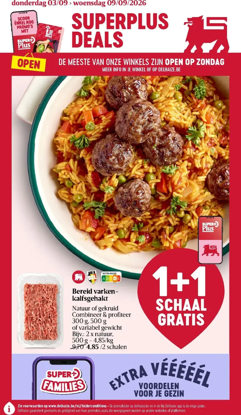 Delhaize folder van 03/09/2026