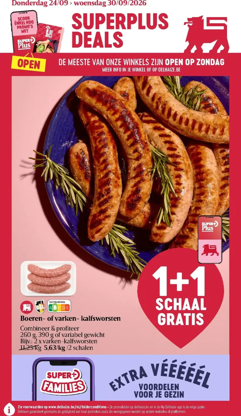 Delhaize folder van 24/09/2026