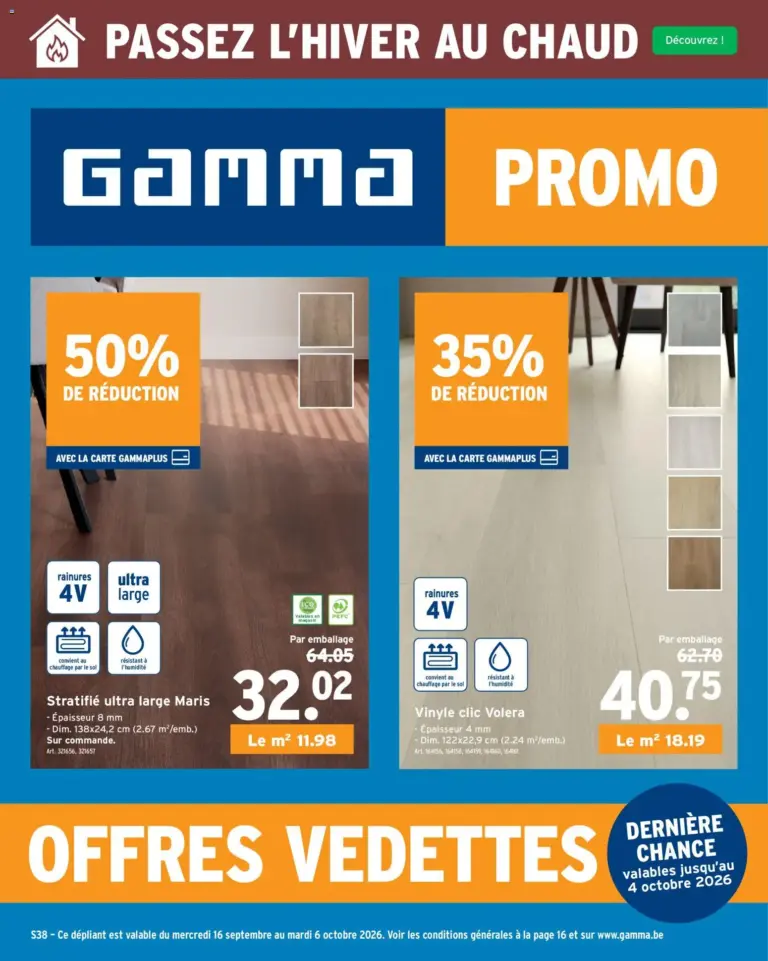 GAMMA folder van 16/09/2026