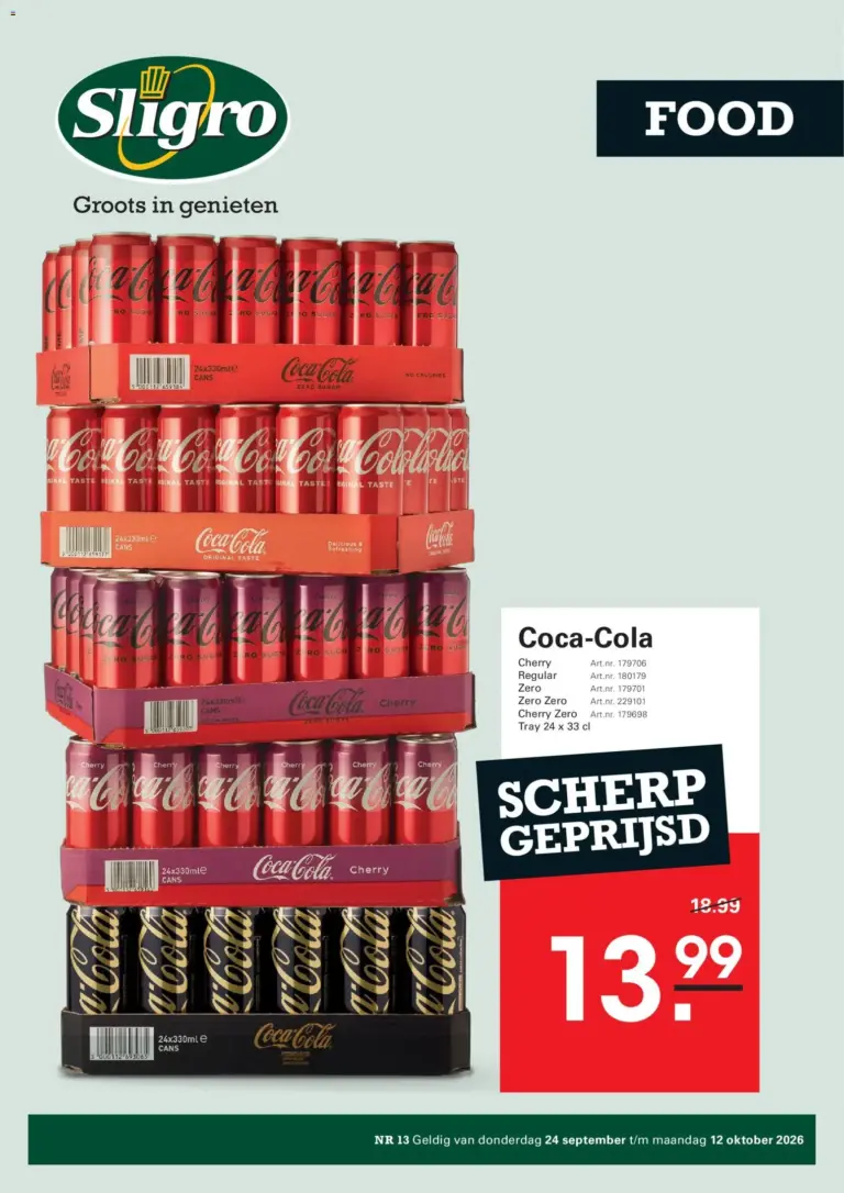 Sligro folder van 24/09/2026