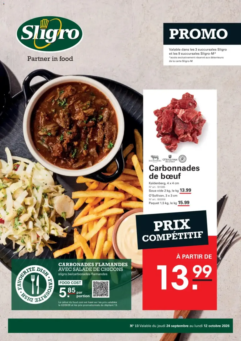 Sligro folder van 24/09/2026