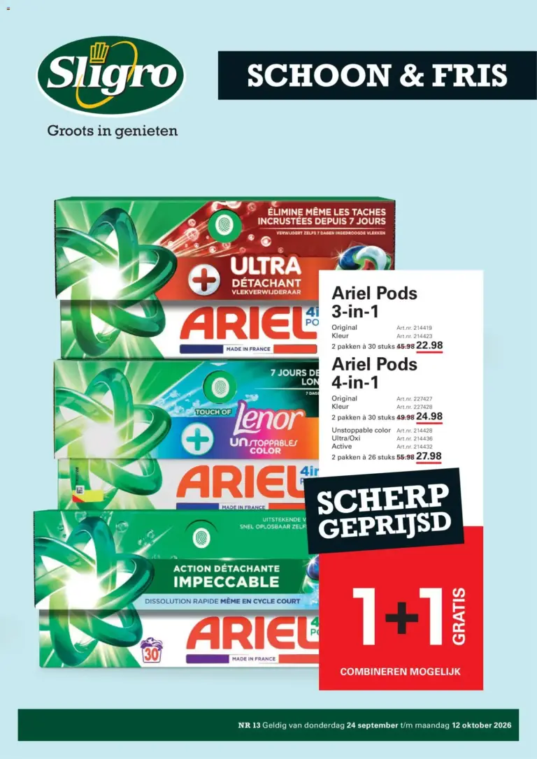 Sligro folder van 24/09/2026