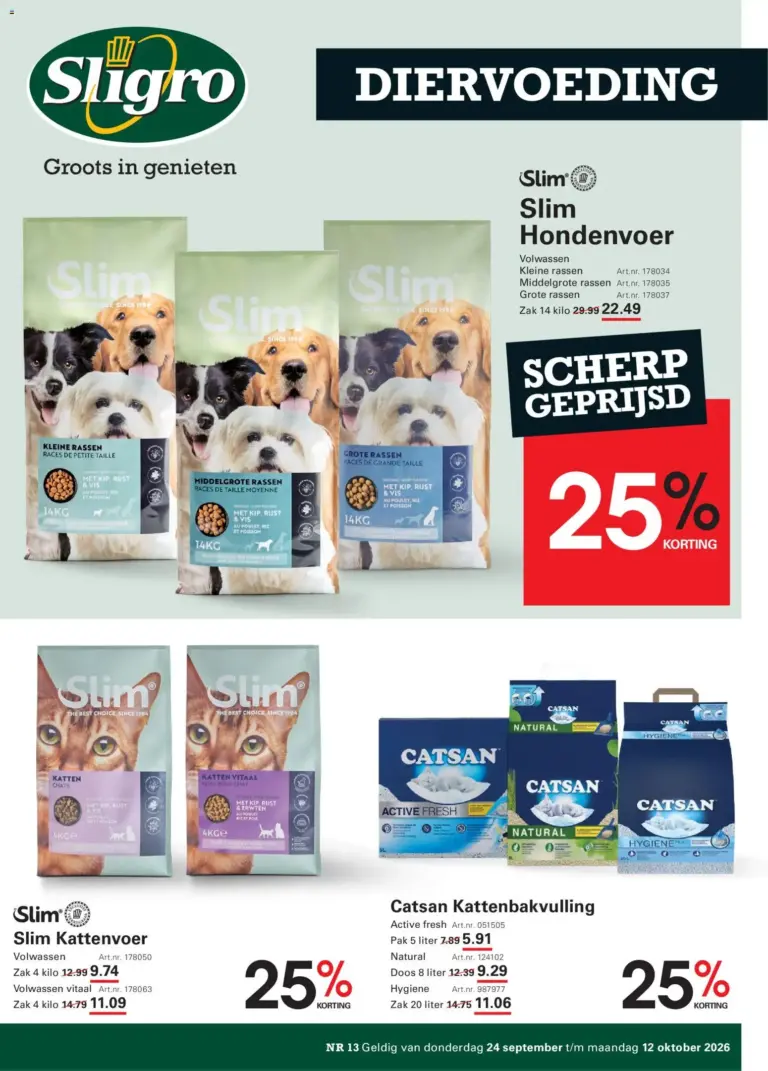 Sligro folder van 24/09/2026