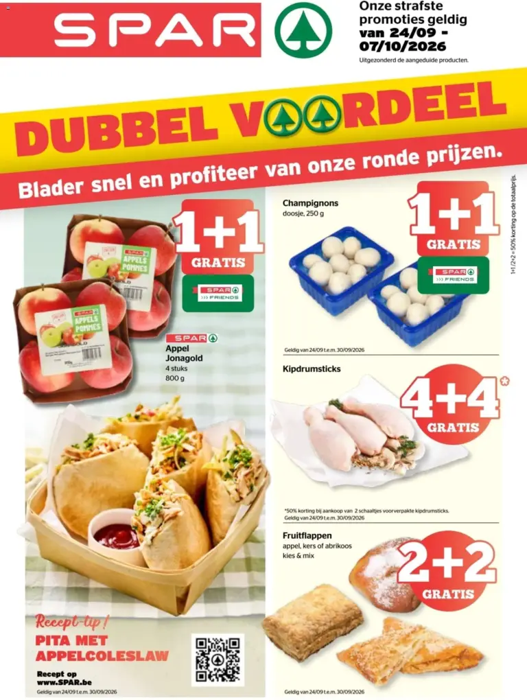 Spar folder van 24/09/2026