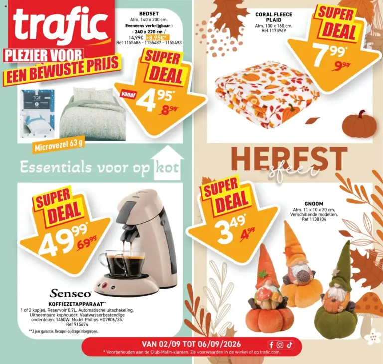 Trafic folder van 02/09/2026