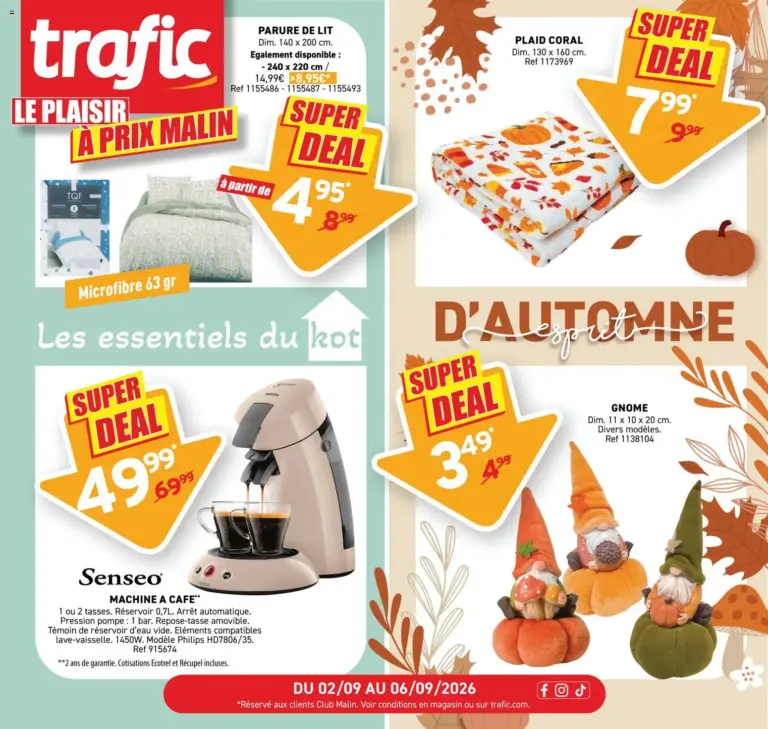 Trafic folder van 02/09/2026