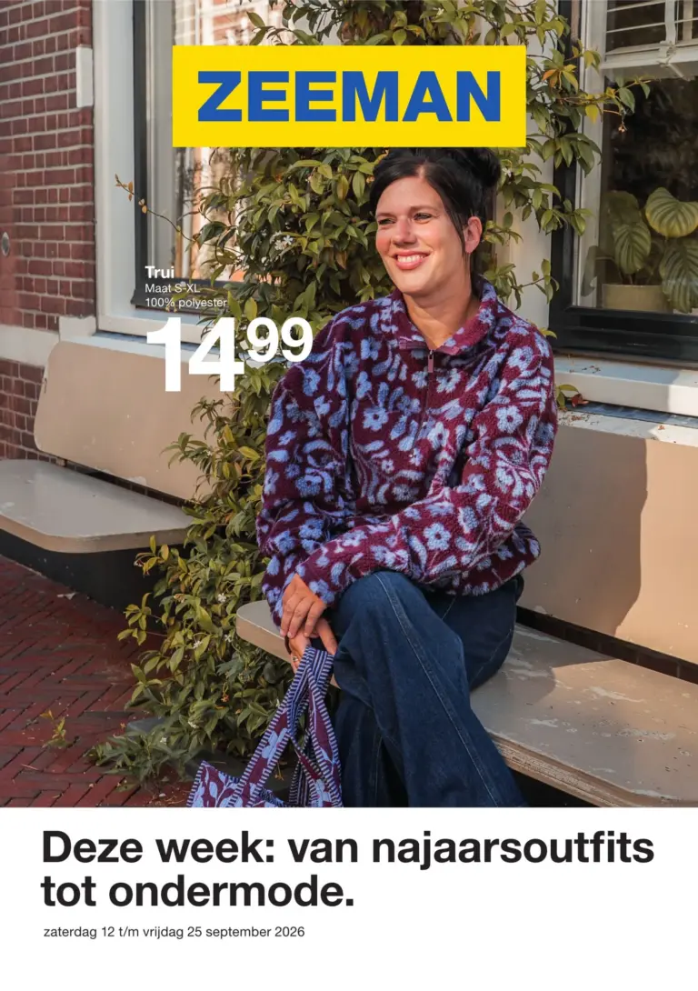 Zeeman folder van 12/09/2026
