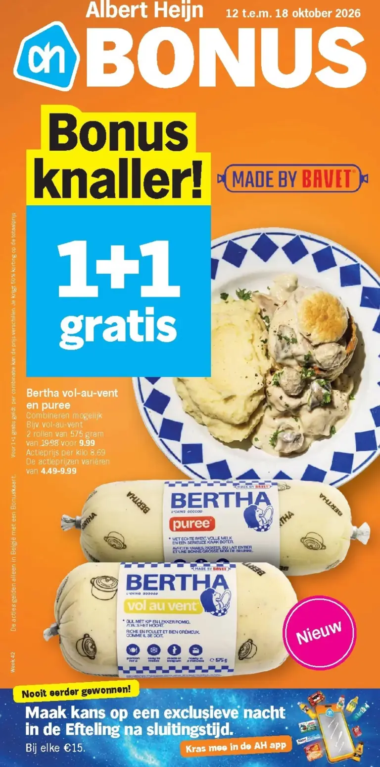 Albert Heijn folder van 12/10/2026
