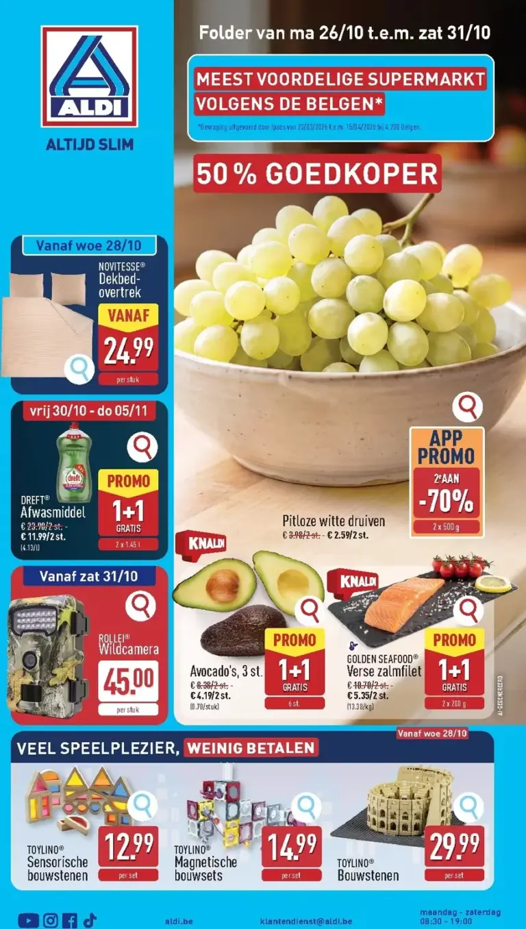 Aldi folder van 26/10/2026