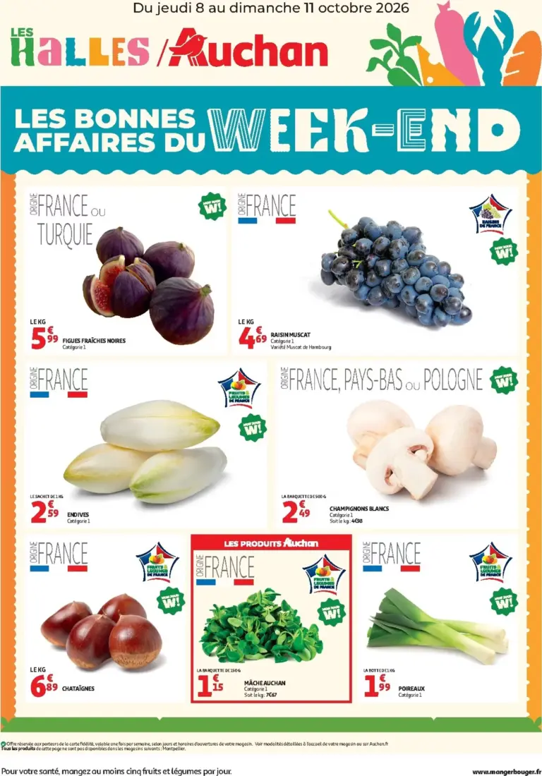 Auchan folder van 08/10/2026