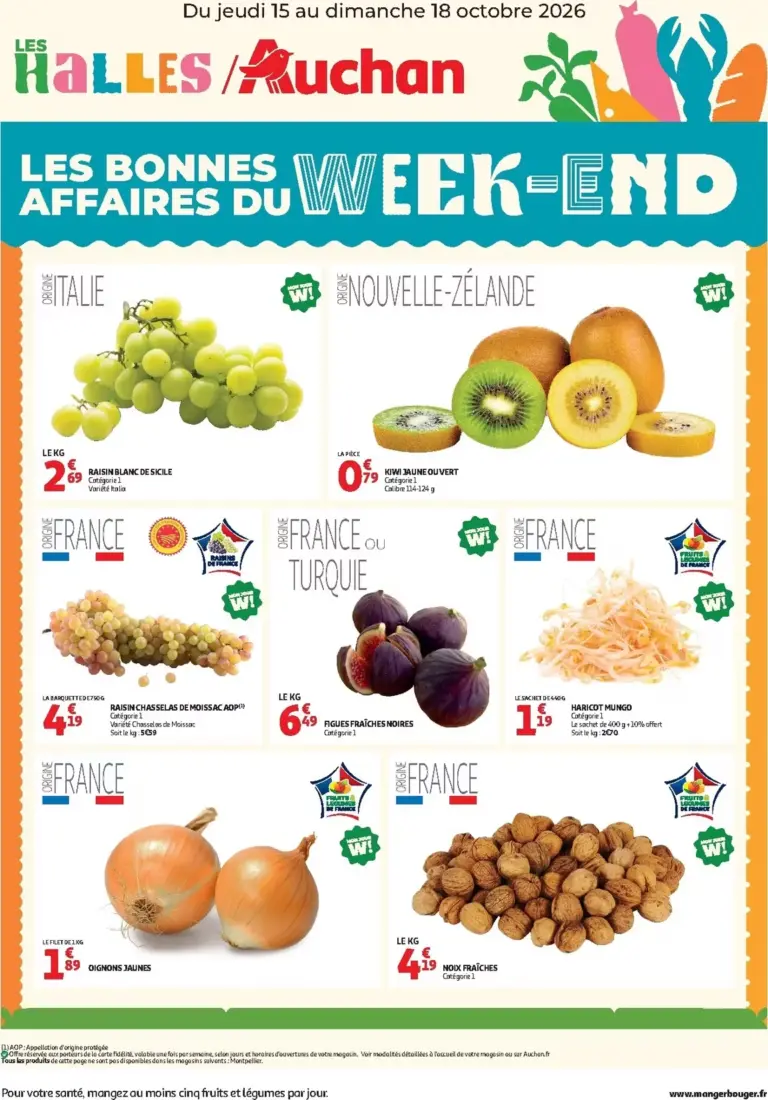 Auchan folder van 15/10/2026