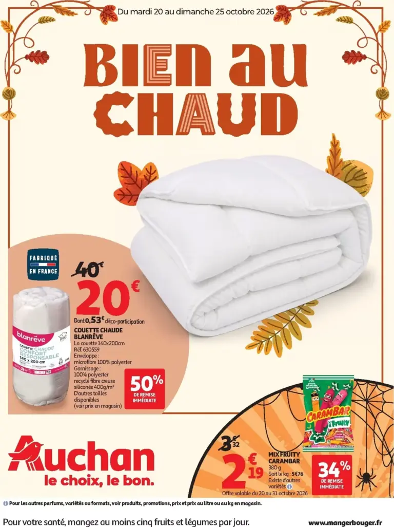Auchan folder van 20/10/2026