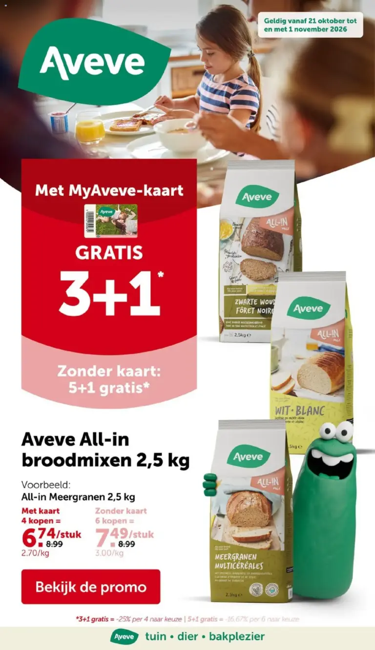 Aveve folder van 21/10/2026