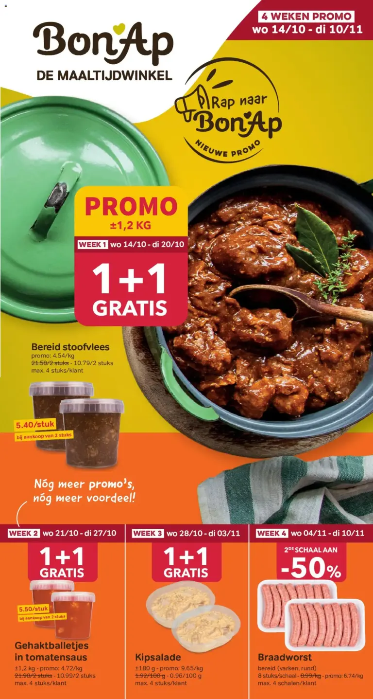 Bon Ap folder van 14/10/2026