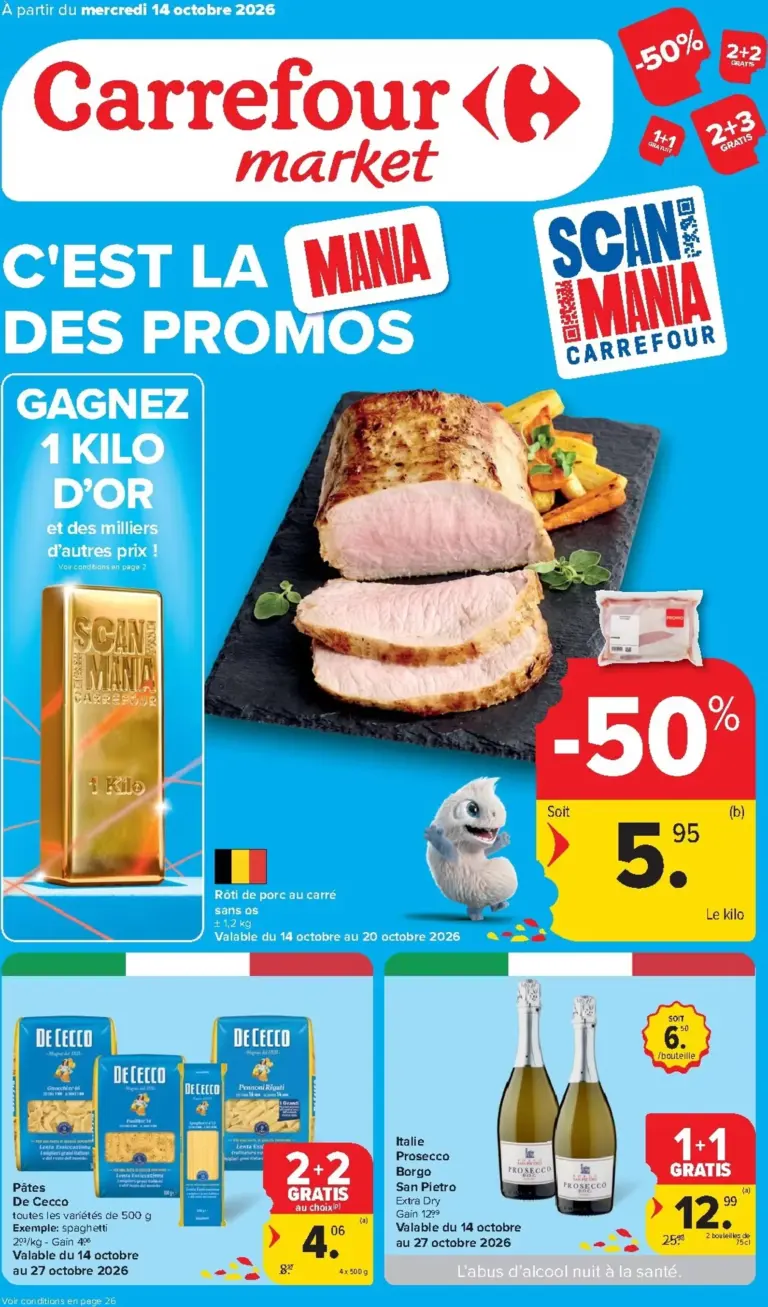Carrefour folder van 14/10/2026