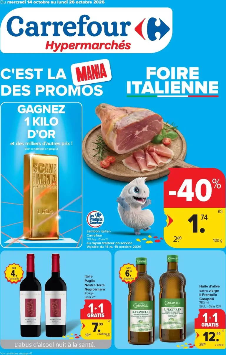 Carrefour folder van 14/10/2026