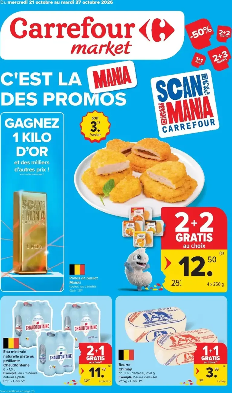 Carrefour market folder van 21/10/2026