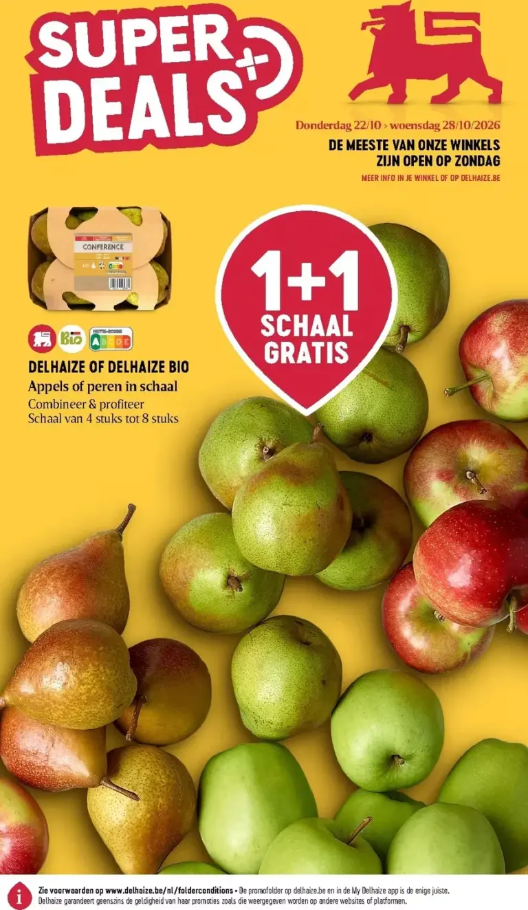 Delhaize folder van 22/10/2026