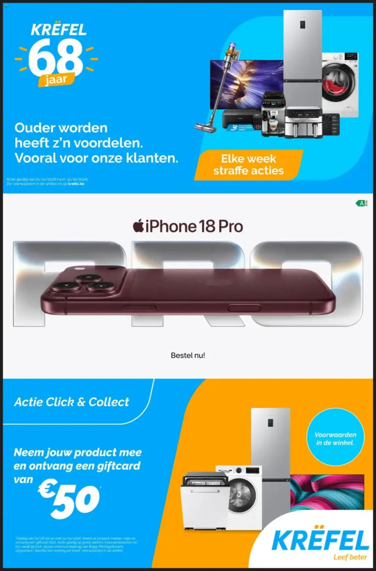 Krëfel folder van 01/10/2026