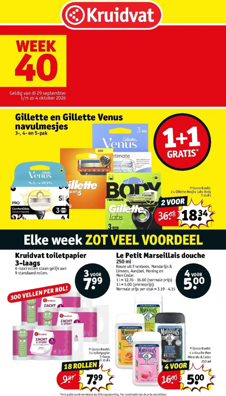 Kruidvat folder van 29/09/2026