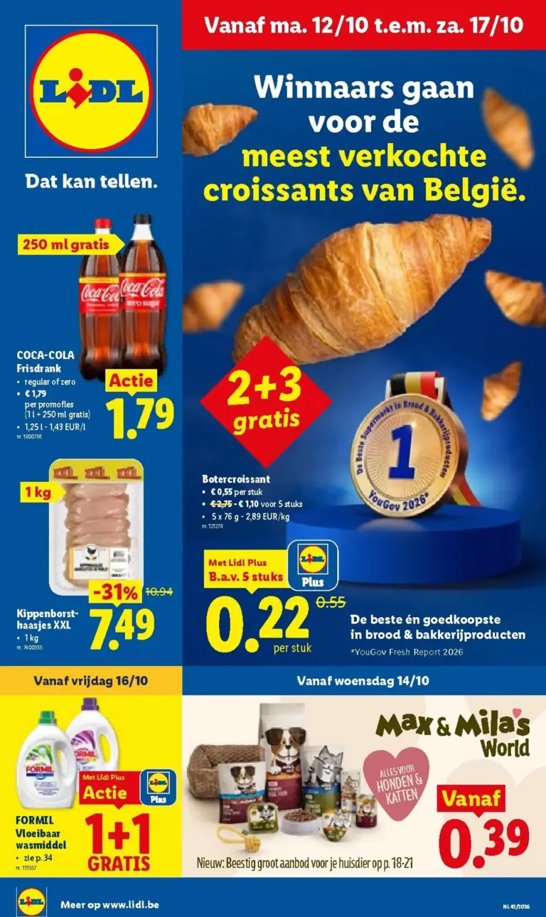 Lidl folder van 12/10/2026