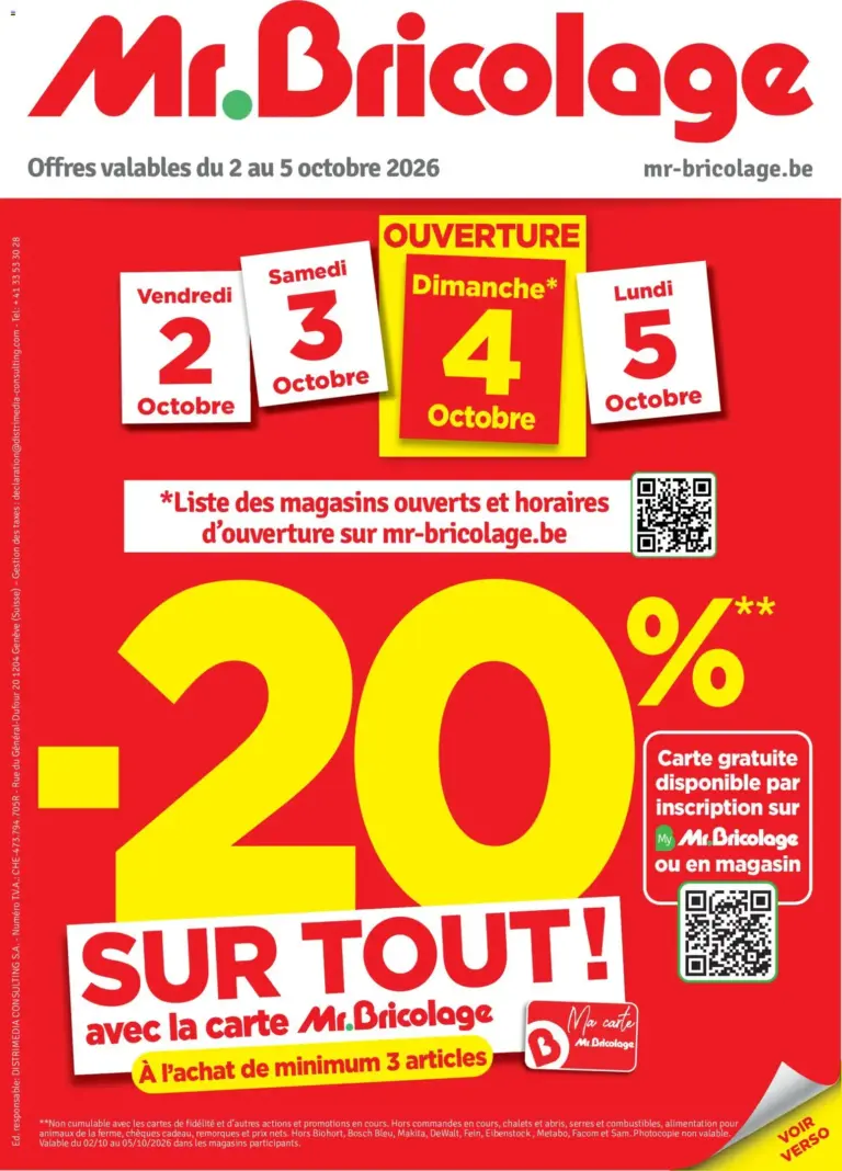 Mr Bricolage folder van 02/10/2026
