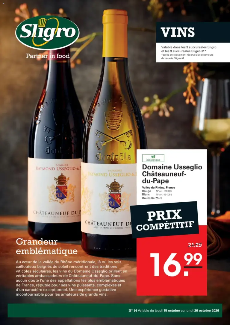 Sligro folder van 15/10/2026