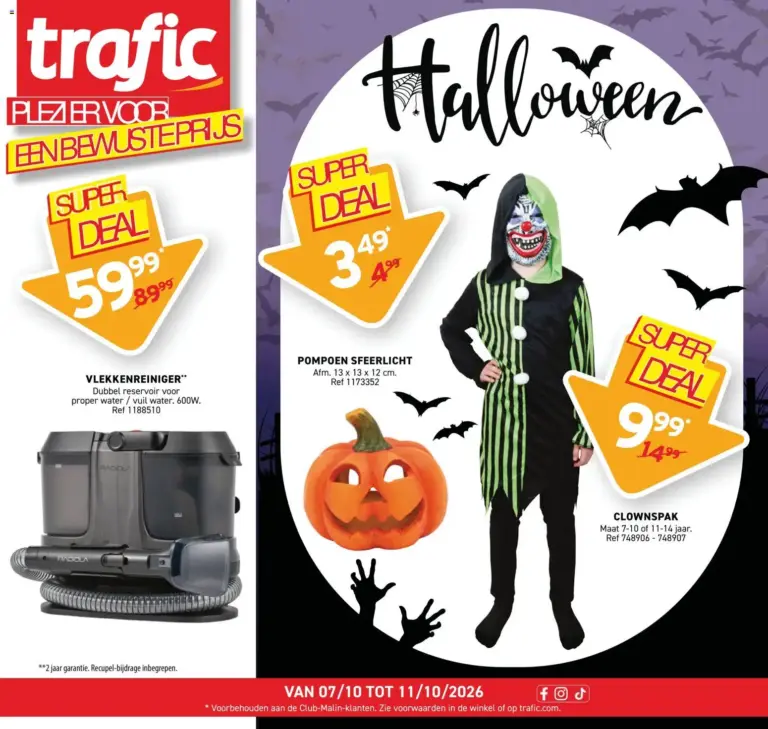 Trafic folder van 07/10/2026