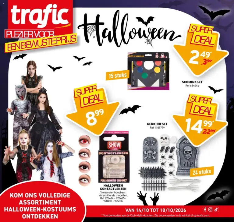 Trafic folder van 14/10/2026