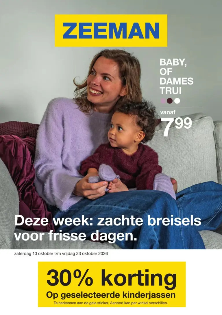 Zeeman folder van 10/10/2026